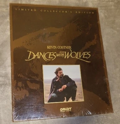 Dances with Wolves Limited Collector's Edition KEVIN COSTNER VHS Orion (SEALED)! - Image 1 of 4