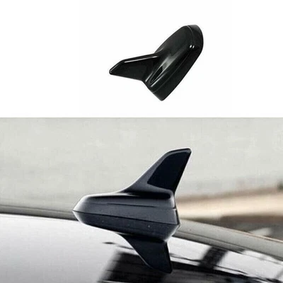 Cubierta de receptor de antena moldura aleta de tiburón negro brillante para Audi Q7 2007~2015 1 pieza Foto 1 de 4