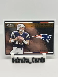 2002 Pacific Exclusive #13 Tom Brady Exclusive Advantage New England Patriots - Picture 1 of 5