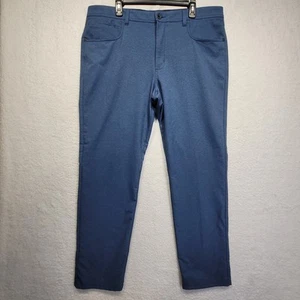 Tommy Bahama On Par 5 Pocket Flat Front Golf Pants Mens 40x32 Blue - Picture 1 of 14