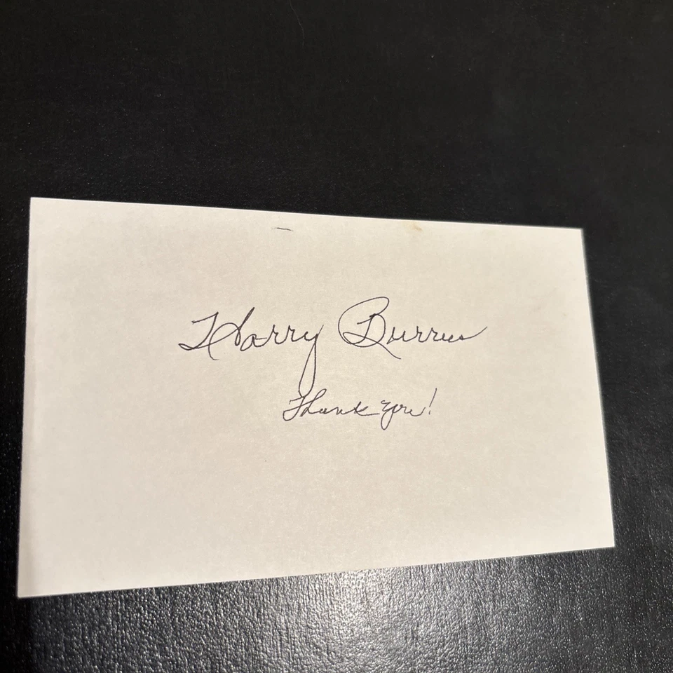 Harry Burrus (H-Simmons ‘41 Little All-Amer) ‘46 NY Yankees Football… Died’04 - Image 1 of 1