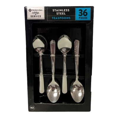 Member's Mark Stainless Steel Food Service Teaspoons Box - 36ct - Image 1 of 2
