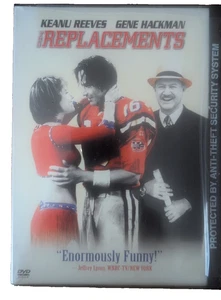 The Replacements Gene Hackman Keanu Reeves (DVD, 2000) Brand New & Sealed - Bild 1 von 3