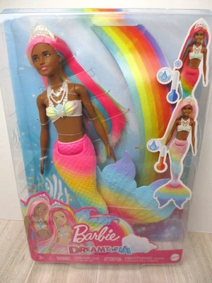 芭比梦幻娃娃彩虹魔法美人鱼AA娃娃水激活颜色  — 第 1/4 张图片