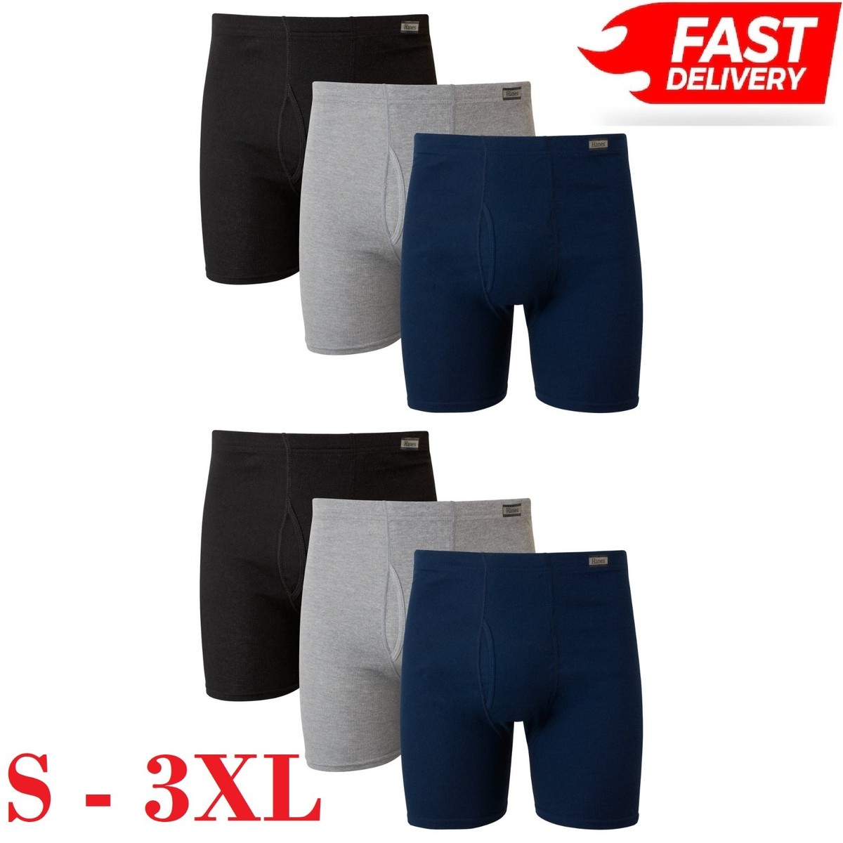 Hanes Originals Calzoncillos Tipo Bóxer Para Hombre, De Algodón Elástico Hanes Originals Boxer Brief