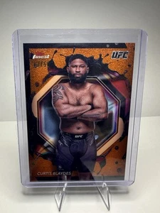 2024 Topps Finest CURTIS BLAYDES /50 Orange Glitter. UFC. - Picture 1 of 3