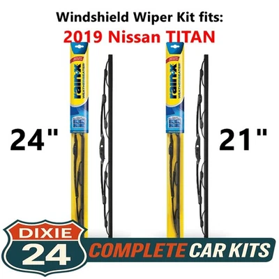 Rain-X Weatherbeater Windshield Wiper Kit fits: 2019 Nissan TITAN (24" & 21") Foto 1 de 4