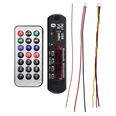 Bluetooth 5.0 MP3 Decoder Platine DC 5V 12V Auto FM Radio Modul Unterstützung TF2128 - Bild 1 von 4