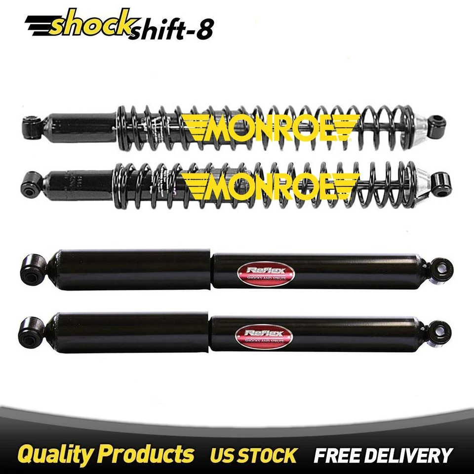 Rear & Front Shock Absorber for Ford F-250 4.9L 4WD 1992 1993 1994 1995 1996 - Image 1 of 1