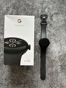 Google Pixel Watch 2 42mm Matte Black with Obsidian Silicone Strap GA05029-GB - Zdjęcie 1 z 7
