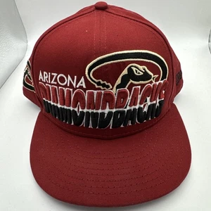 Arizona Diamondbacks New Era Adjustable Hat Black/Red, MLB Team - Picture 1 of 6