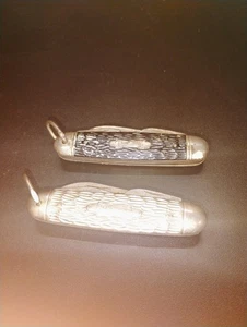 2 Vintage Imperial Kamp-King Knife Pocket Knives 4 Tool Steel Handle - Picture 1 of 7