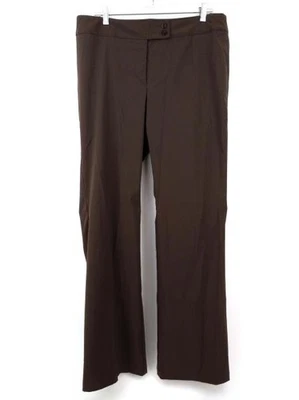 NOEL ASMAR Women's Spa Uniform Pants Size 14 NWT Chocolate Brown - Image 1 of 4