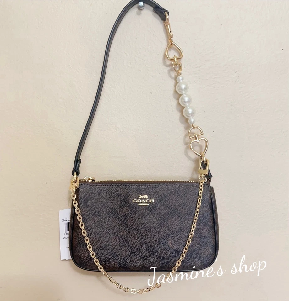 COACH Nolita 19 In Signature Canvas Powder Pink CW426 Outlet