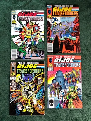 GI Joe and the Transformers # 1 2 3 4 (1987) Complete Set HIGH GRADE Lot VF/NM - Image 1 of 4
