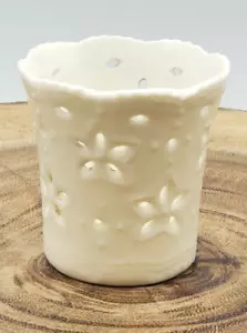 Skye McGhie Cream Lace Votive/Candle Holder REPLACEMENT - Picture 1 of 5