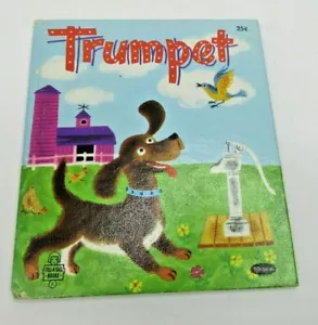 VTG 1953 Whitman Tell-A-Tale Book Trumpet Children's Book - Imagen 1 de 4