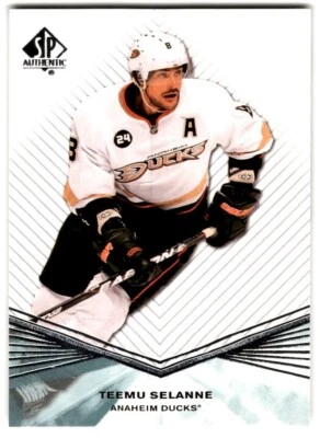 2011-12 SP Authentic Teemu Selanne #98 Anaheim Ducks - Image 1 of 2