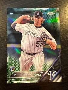 JONATHAN JON GRAY 2016 TOPPS CHROME #8 GREEN REFRACTOR ROOKIE RC #'D 73/99