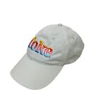 Coke Coca-Cola White Rainbow Embroidered Logo Adjustable baseball Hat Cap H14