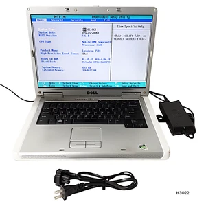 Dell Inspiron 1501 15.6" Laptop Mobile AMD Sempron 2GB 80GB HDD Boots/Bios H3022 - Picture 1 of 18