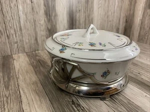 Vintage Royal Rochester Studios Heat Proof Covered Baking Round Casserole Bowl - Picture 1 of 4