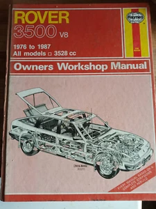 Rover SD1 Haynes workshop manual for all 3500 V8 models 1976-87 - Picture 1 of 1