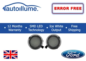 Ford LED Seitenspiegel Puddelleuchten Mondeo Mk5 Focus Mk4 Kuga Flucht S-Max ST ZS - Bild 1 von 3