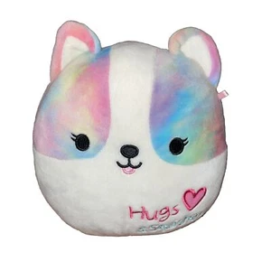 Squishmallows Kellytoy Cyma Corgi Hund rosa Batik Plüschtier Stofftier 7 Zoll - Bild 1 von 10
