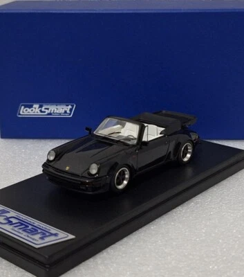 (7) Porsche 911 (930) Cabrio Turbo Look 1985 Black 1:43 LOOKSMART LS361B RARE!! - Image 1 of 4