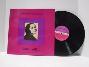 Ninon Vallin Lebendige Vergangenheit 33RPM Vinyl VG 072023ASR - Imagen 1 de 1