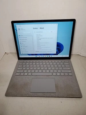 Microsoft Surface Laptop 2 1769 13" i5-8350U 8GB RAM 128GB SSD Win11 READ #69 - Image 1 of 4