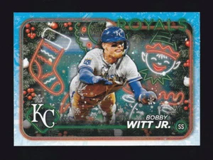 2024 Topps Holiday #H111 BOBBY WITT JR. Kansas City Royals - Picture 1 of 2