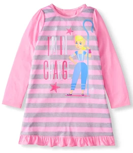 Toy Story 4 Nightgown Bo Peep Girls Size 6 8 10 Pajamas Small Medium Large NWT - Picture 1 of 2