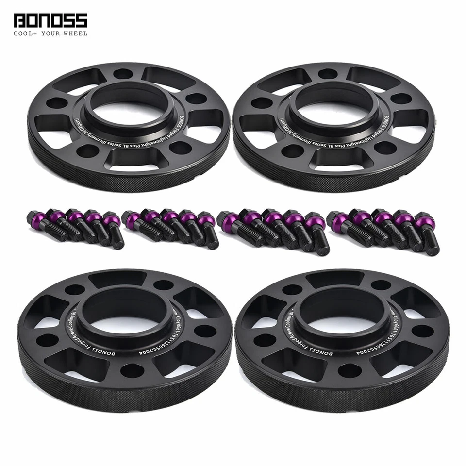 2x 15MM 2x 20MM Alloy Alluminum Wheel Spacers for Audi RS e-tron Q5 Q8 W. Bolts - Image 1 of 4