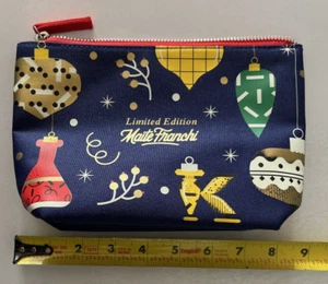 Kiehl’s MakeUp Cosmetics Blue Pouch Bag Maite Franchi Edition Travel Size New - Picture 1 of 3