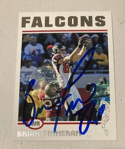 Carta Topps Brian Finneran Auto Firmata 2004 Atlanta Falcons - Foto 1 di 1