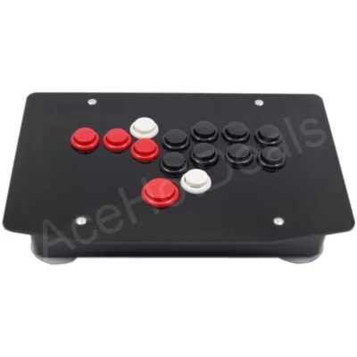 RAC-J503B All Buttons Fight Stick Controller Hitbox Style Arcade Joystick PC US - Image 1 of 4