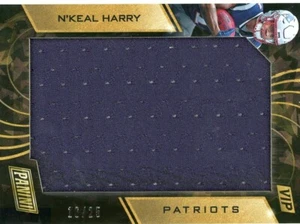 2019 Panini National VIP Rookie Jumbo Cracked Ice Patch /25 RC N'Keal Harry NH - Picture 1 of 2