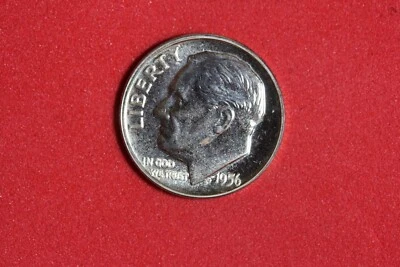 Estate Find 1956 PROOF - Roosevelt Dime!!   #K50523 - Image 1 of 2