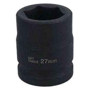 3/4 Zoll Antrieb 27 mm flach metrisch MM stoßfest Steckschlüssel 6-seitig einseitig - Bild 1 von 6