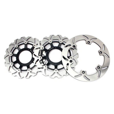 2 Front 1 Rear Brake Rotors Disc For HONDA VTX 1800 N 2004-2011 VTX 1800 T 07-11 - Image 1 of 4