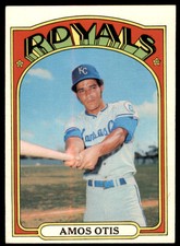 1972 Topps Amos Otis - Good Kansas City Royals #10
