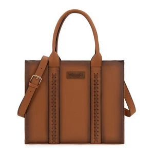 Montana West × Wrangler Tote Bag Large Satchel with Zipper Top Handle Handbag... - Picture 1 of 6