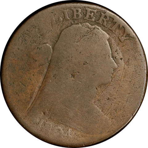 1804 Draped Bust Large Cent L1c, PCGS Genuine AG Details - Damage Cover