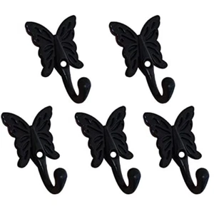 4Pcs Leaf  Wall Hooks Hanger for Hanging Clothes Coat Towel Hat Scarf Jacket - Picture 1 of 9