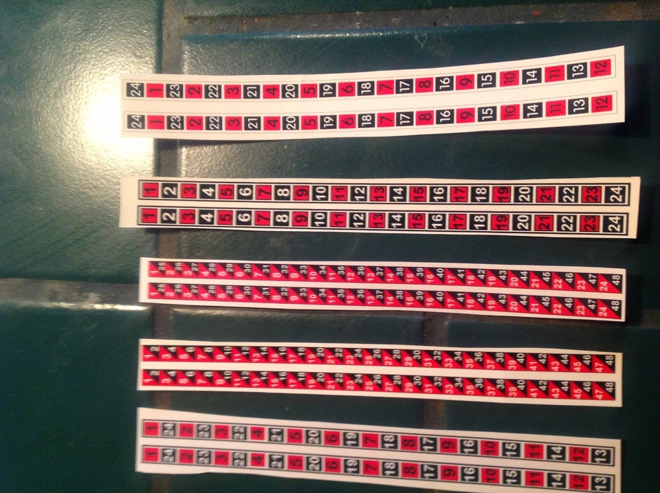 WURLITZER JUKEBOX  1015  1100 1250 1400 ect  POPULARITY DECALS - Image 1 of 1