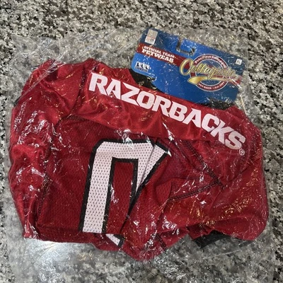 Camiseta para Cachorro Pets First Company, Arkansas Razorbacks, Tamanho XL - Imagem 1 de 4