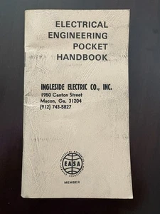 1982 EASA Electrical Engineering Pocket Handbook USA Reliable Electro Mechanical - Bild 1 von 3