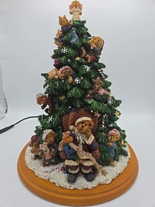 Vintage Danbury Mint Boyd's Bears beleuchteter Weihnachtsbaum 13" hoch nicht mehr produziert 2002 - Bild 1 von 19
